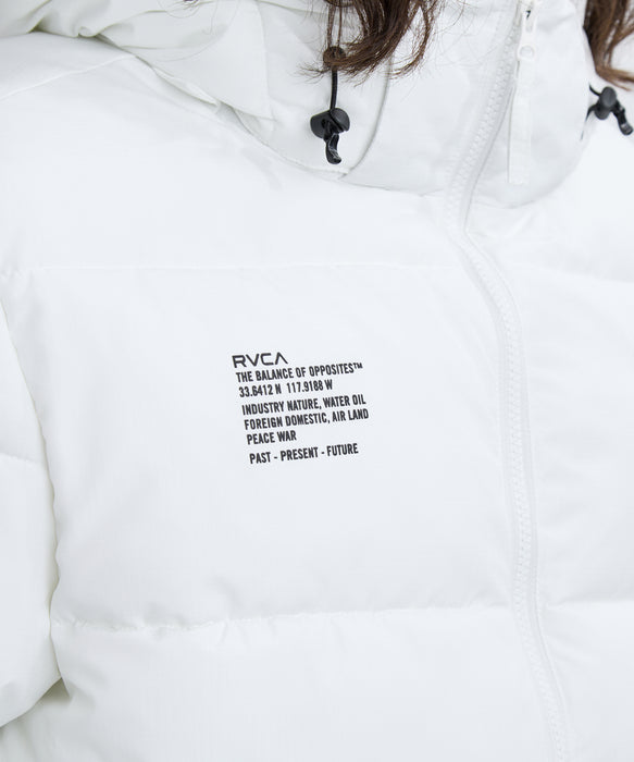 RVCA メンズ BACK PRINT PUFFER JK ジャケット 【2025年秋冬モデル】 ANW / XL