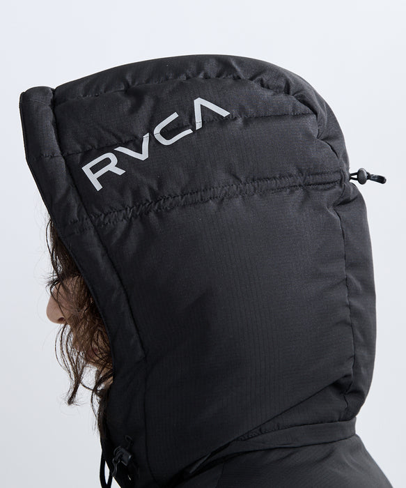 RVCA メンズ BACK PRINT PUFFER JK ジャケット 【2025年秋冬モデル】 BLK / XL