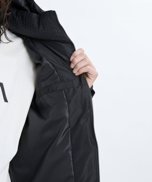RVCA メンズ BACK PRINT PUFFER JK ジャケット 【2025年秋冬モデル】 BLK / XL