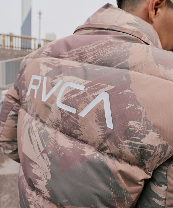 SALE】RVCA メンズ BACK PRINT PUFFER JKT ジャケット 【2025年秋冬