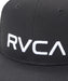 RVCA メンズ RVCA TWILL SNAPBACK  キャップ 【2025年秋冬モデル】 BLK / F