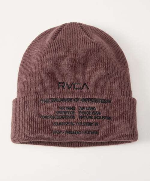 RVCA メンズ SIGNAL BEANIE ビーニー 【2025年秋冬モデル】