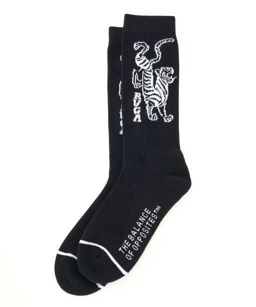 RVCA メンズ PW SOCKS ソックス 【2025年秋冬モデル】 BLK / F