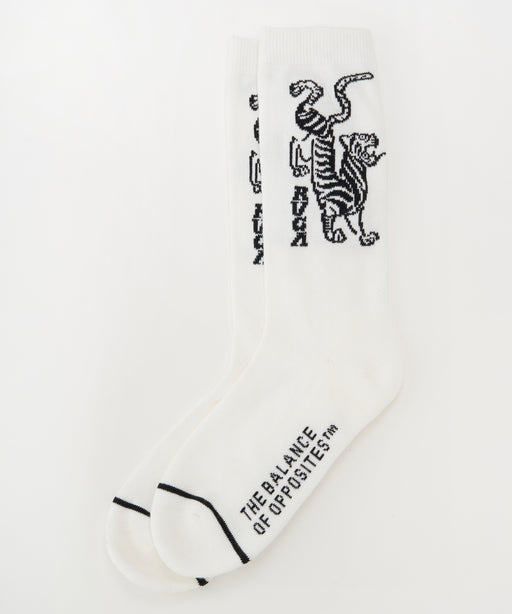 RVCA メンズ PW SOCKS ソックス 【2025年秋冬モデル】 WHT / F