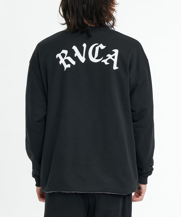 RVCA メンズ RVCA×AZUL REVERSIBLE CREW トレーナー 【2025年秋冬モデル】