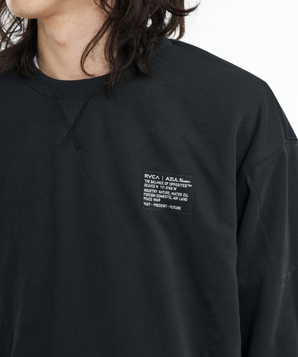 RVCA メンズ RVCA×AZUL REVERSIBLE CREW トレーナー 【2025年秋冬モデル】