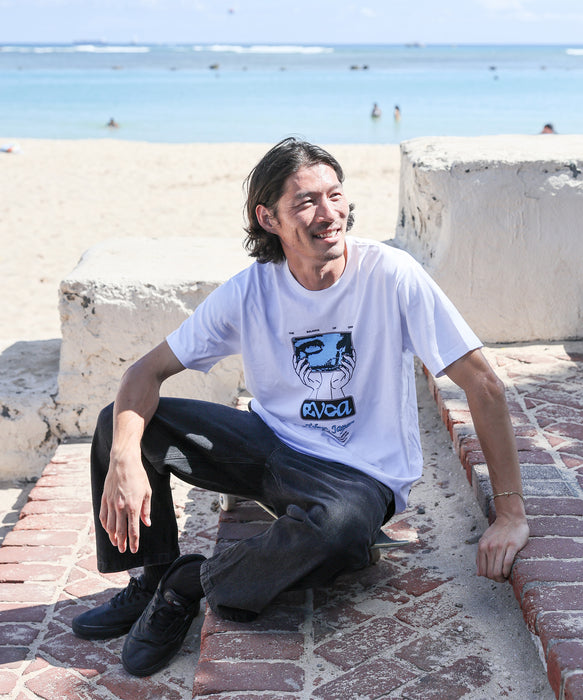 OUTLET】【直営店限定】RVCA メンズ RVCA SKATE TOKYO 2025 ST Tシャツ