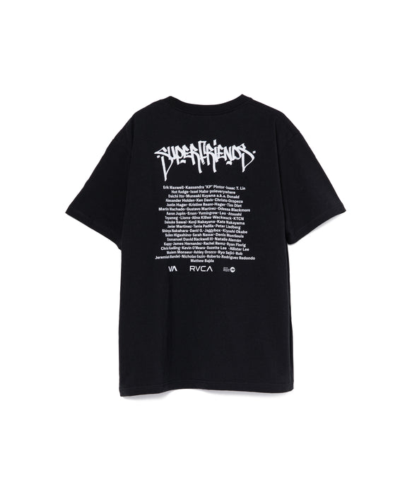 RVCA メンズ SUPER FRIENDS 3 TEE Tシャツ