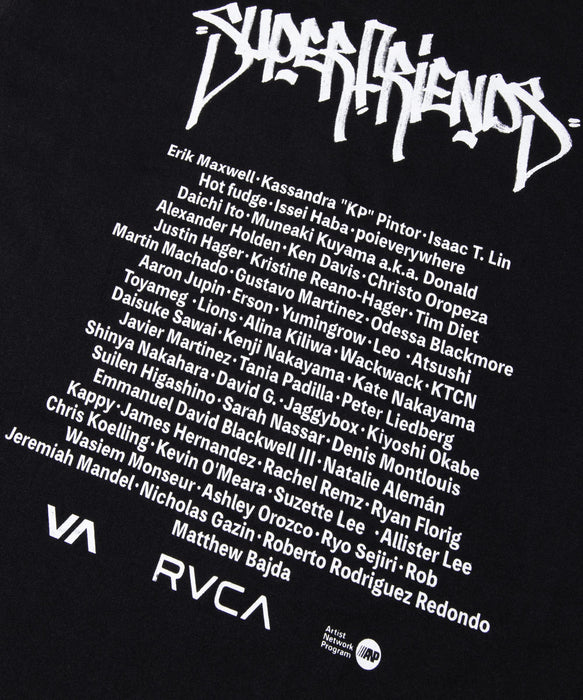 RVCA メンズ SUPER FRIENDS 3 TEE Tシャツ