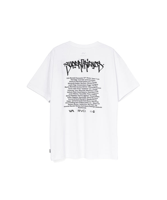 RVCA メンズ SUPER FRIENDS 3 TEE Tシャツ