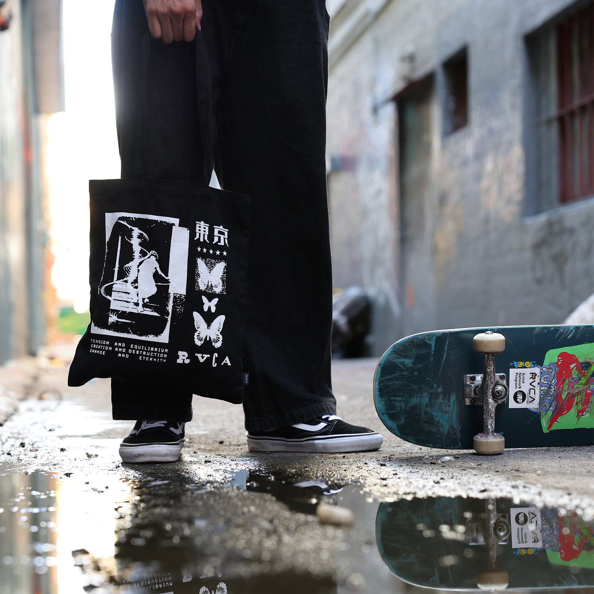 OUTLET】【直営店限定】RVCA メンズ RVCA SKATE TOKYO 2025 TOTE