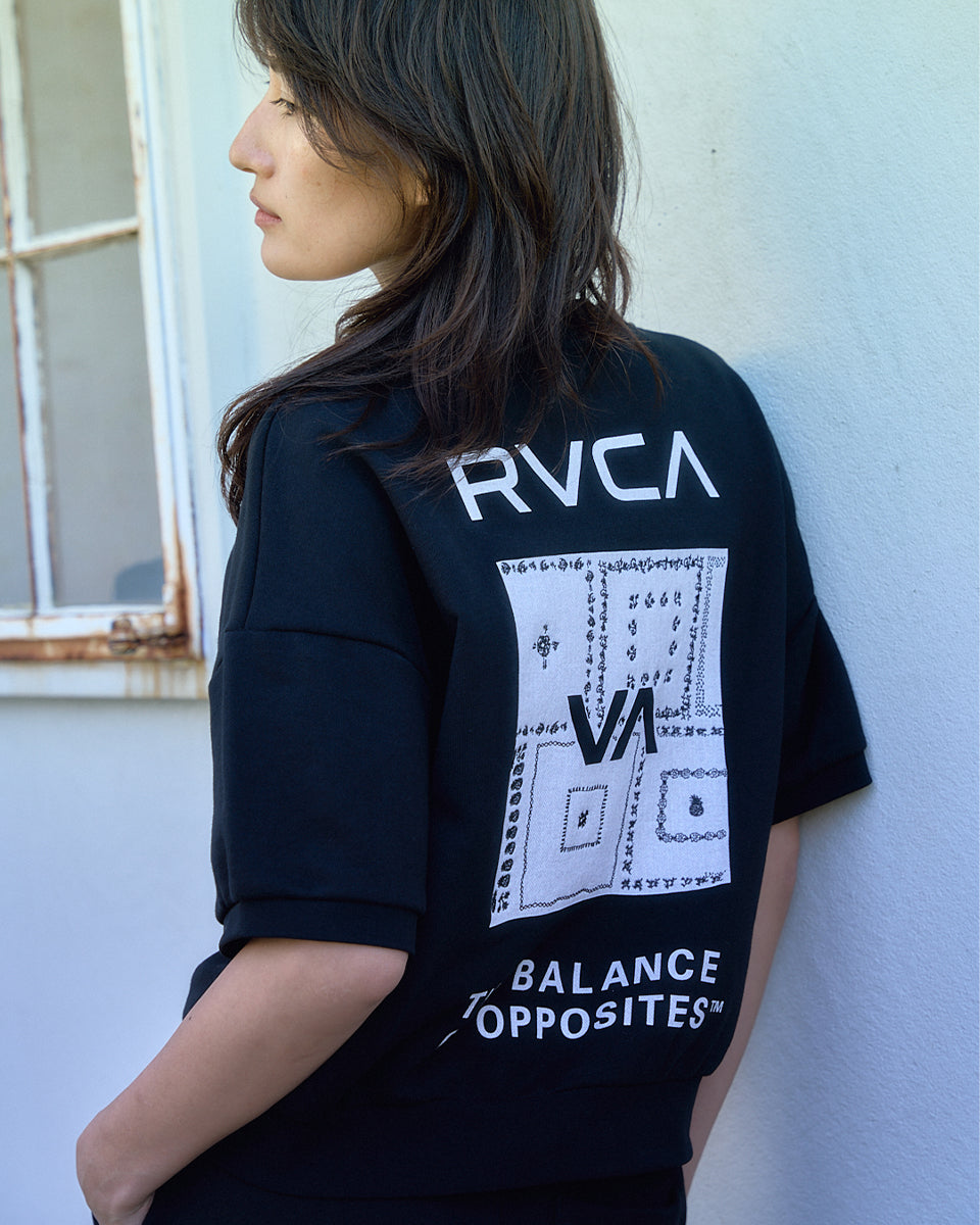 OUTLET】RVCA レディース BANDANA VA BOX SWEAT SS トレーナー 【2025