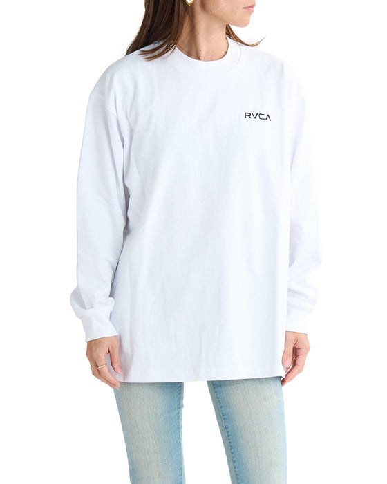 RVCA レディース BANDANA VA BOX LOGO LS TEE ロンＴ 【2025年春夏モデル】 WHT / L