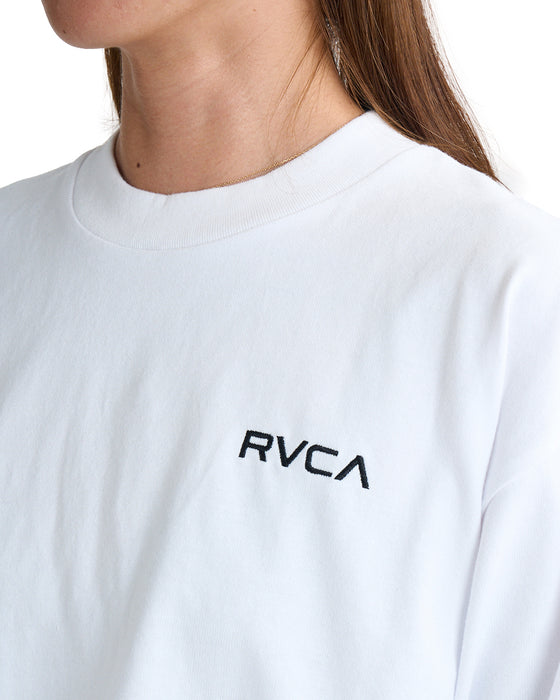 RVCA レディース BANDANA VA BOX LOGO LS TEE ロンＴ 【2025年春夏モデル】 WHT / L