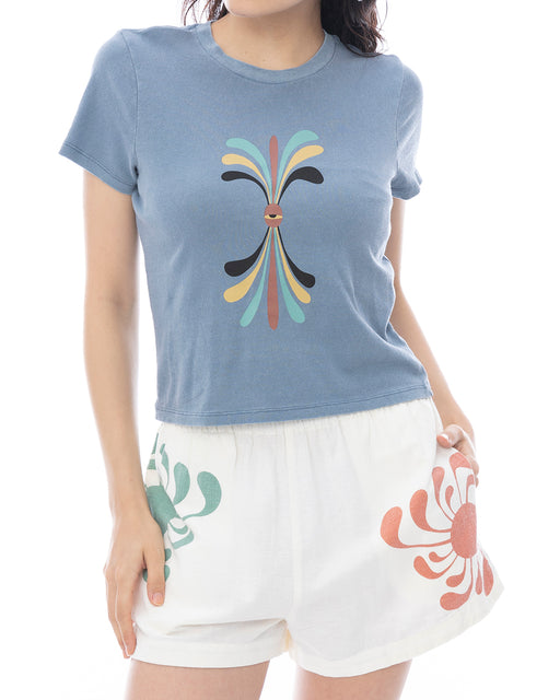RVCA レディース 【LAURYN ALVAREZ】 LAURYN ALVAREZ 411 TEE Tシャツ 【2025年春夏モデル】 VNY / L