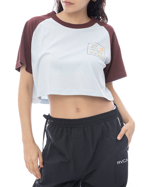 RVCA レディース OLD WAYS CROPPED SS TEE Tシャツ 【2025年春夏モデル】 BES0 / L