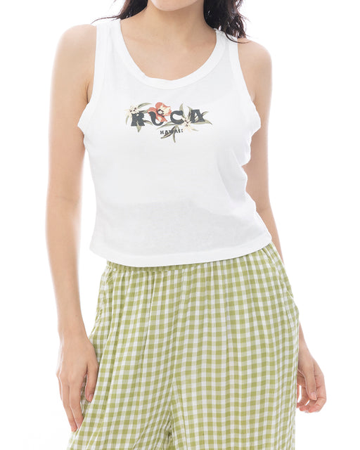RVCA レディース HAWAII FLOW TANK タンクトップ 【2025年春夏モデル】 WAA / XL