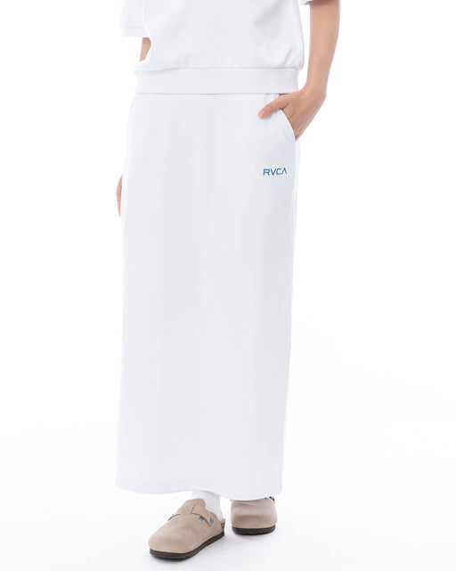 RVCA レディース BALANCE BOX LONG SKIRT スカート 【2025年春夏モデル】 WHT / L