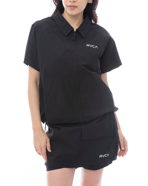 RVCA レディース MINI RVCA UTILITY SS SHIRTS 半袖シャツ 【2025年春夏モデル】 BLK / L