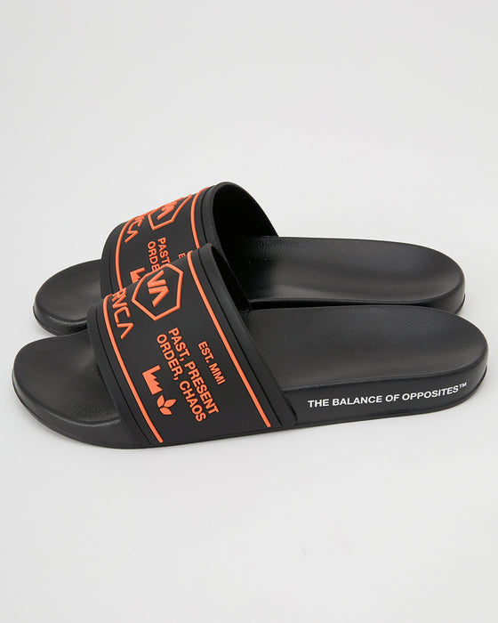 RVCA レディース CHAINMAIL SHOWER SLIDE ファッションサンダル 【2025年春夏モデル】