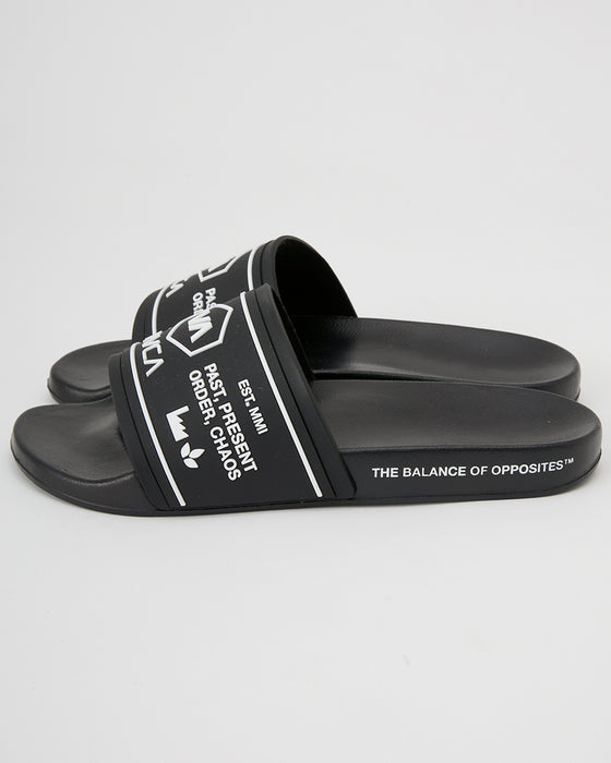 RVCA レディース CHAINMAIL SHOWER SLIDE ファッションサンダル 【2025年春夏モデル】