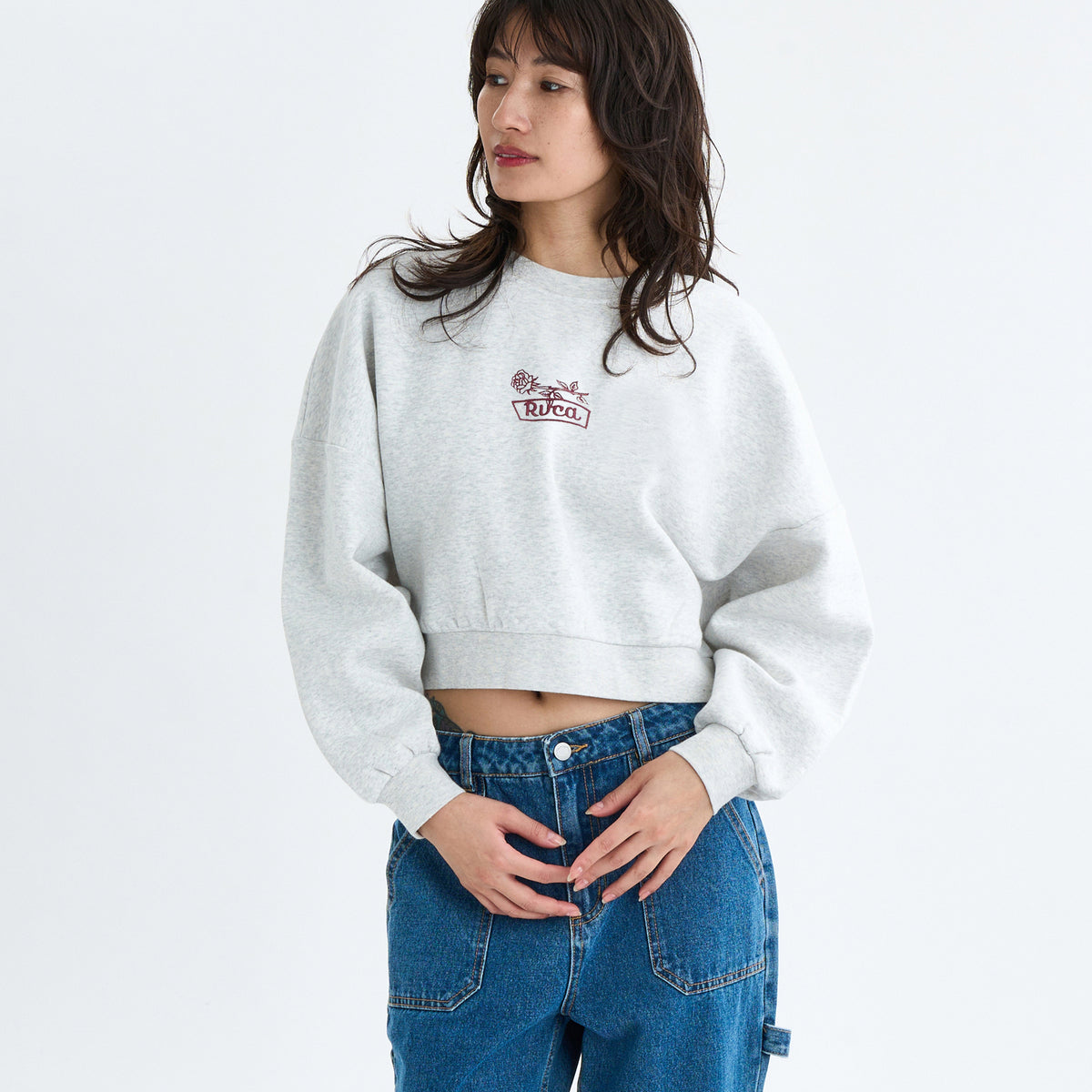 SALE】RVCA レディース COURT BALLOON FIT CREW トレーナー 【2025年