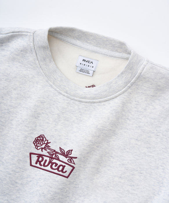 【SALE】RVCA レディース COURT BALLOON FIT CREW トレーナー 【2025年秋冬モデル】