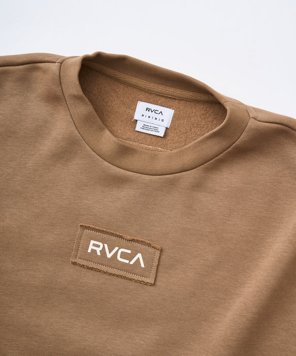 RVCA レディース MATCH CREW トレーナー 【2025年秋冬モデル】 WLT / M
