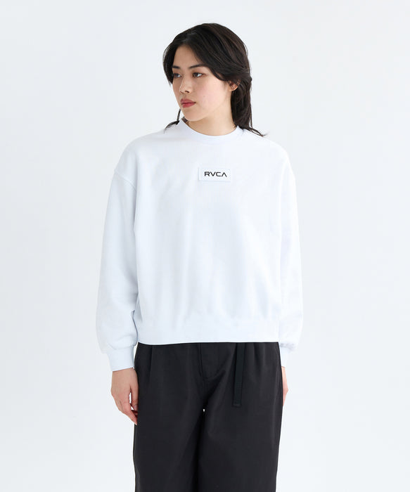 【SALE】RVCA レディース MATCH CREW トレーナー 【2025年秋冬モデル】