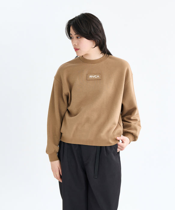【SALE】RVCA レディース MATCH CREW トレーナー 【2025年秋冬モデル】