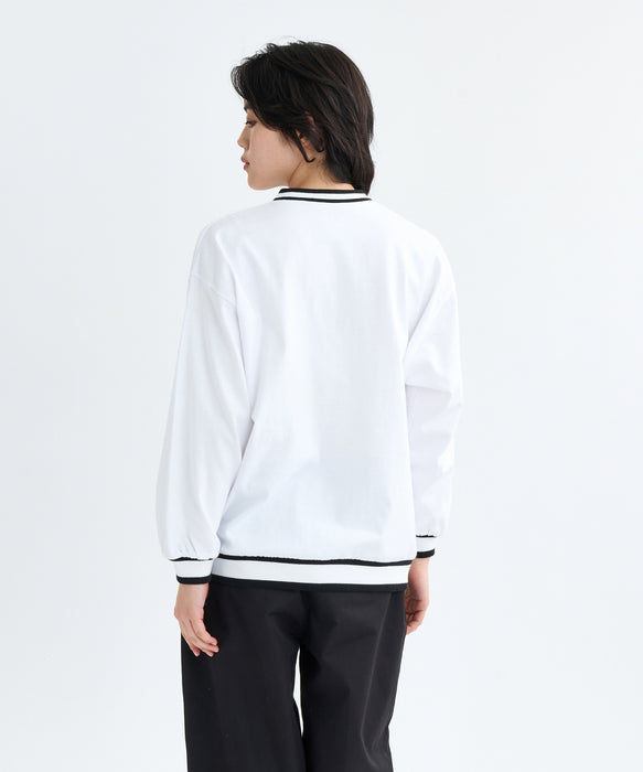 RVCA レディース HILLS V-NECK SWEAT S トレーナー 【2025年秋冬モデル】 WHT / M