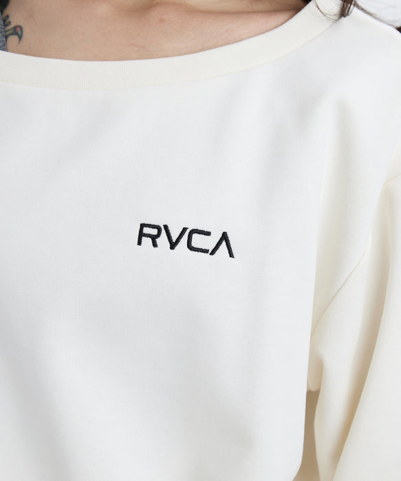 RVCA レディース MINI RVCA OFF SHOULD トレーナー 【2025年秋冬モデル】 CLO / M