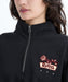RVCA レディース COSTA CROPPED HALFZI スウェットジャケット 【2025年秋冬モデル】 BLK / M