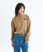 RVCA レディース COSTA CROPPED HALFZI スウェットジャケット 【2025年秋冬モデル】 WLT / L