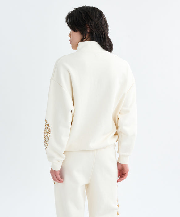 RVCA レディース BAGGIE BF HALFZIP スウェットジャケット 【2025年秋冬モデル】 CLO / M