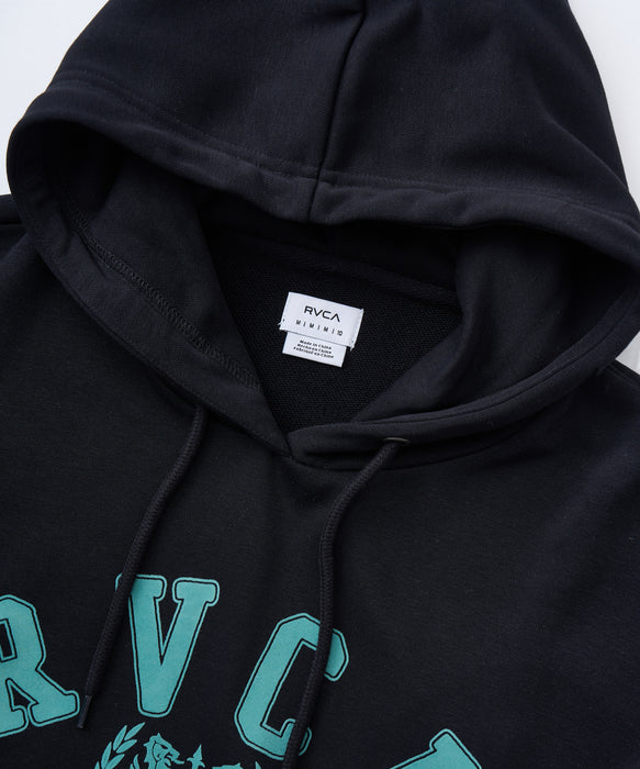 【SALE】RVCA レディース ARCH COLLEGE LOOSE FIT HOODIE パーカー 【2025年秋冬モデル】