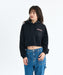 RVCA レディース COURT BALLOON FIT HO パーカー 【2025年秋冬モデル】 BLK / M
