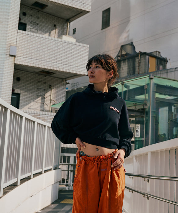 【SALE】RVCA レディース COURT BALLOON FIT HOODIE パーカー 【2025年秋冬モデル】
