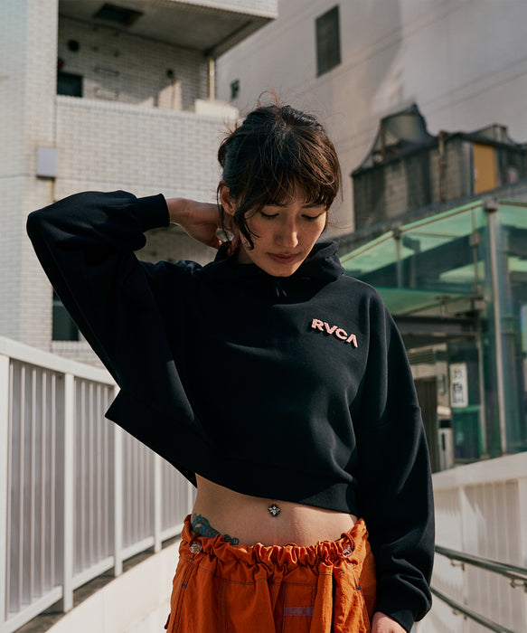 【SALE】RVCA レディース COURT BALLOON FIT HOODIE パーカー 【2025年秋冬モデル】