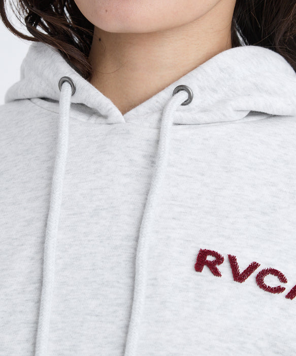 RVCA レディース COURT BALLOON FIT HO パーカー 【2025年秋冬モデル】 GRY / M