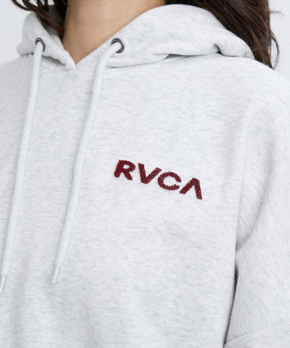 RVCA レディース COURT BALLOON FIT HO パーカー 【2025年秋冬モデル】 GRY / M