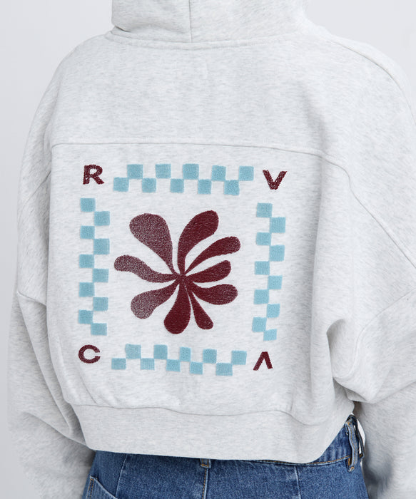 RVCA レディース COURT BALLOON FIT HO パーカー 【2025年秋冬モデル】 GRY / M