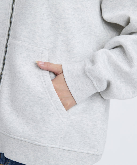 RVCA レディース COURT ZIP HOODIE パーカー 【2025年秋冬モデル】 GRY / M