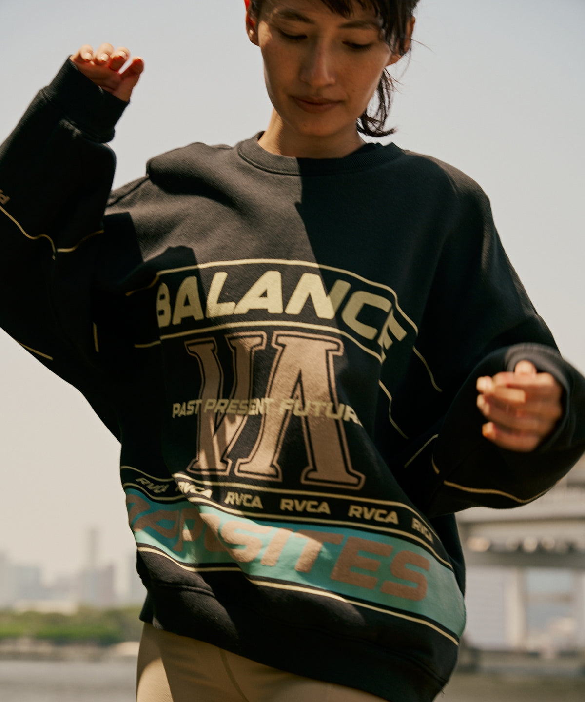 OUTLET】RVCA レディース PUCK IT PULLOVER トレーナー 【2025年秋冬