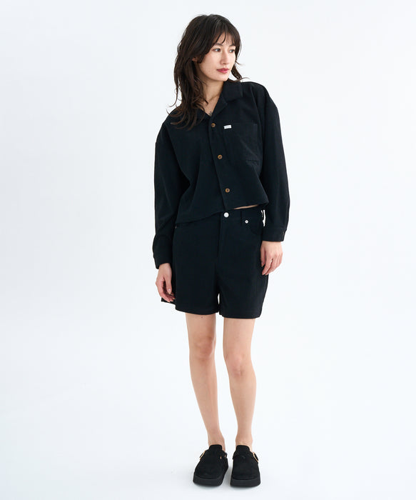 RVCA レディース CORDUROY SHORT ショートパンツ 【2025年秋冬モデル】 BLK / M