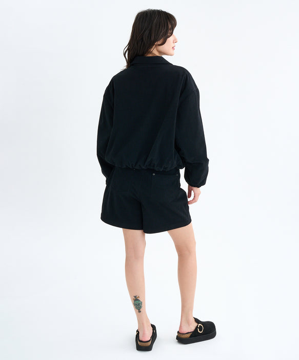 RVCA レディース CORDUROY SHORT ショートパンツ 【2025年秋冬モデル】 BLK / M