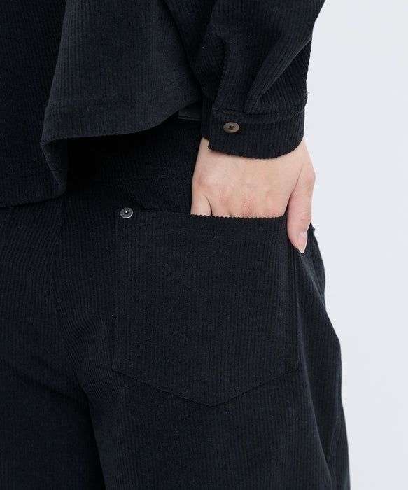 RVCA レディース CORDUROY SHORT ショートパンツ 【2025年秋冬モデル】 BLK / M