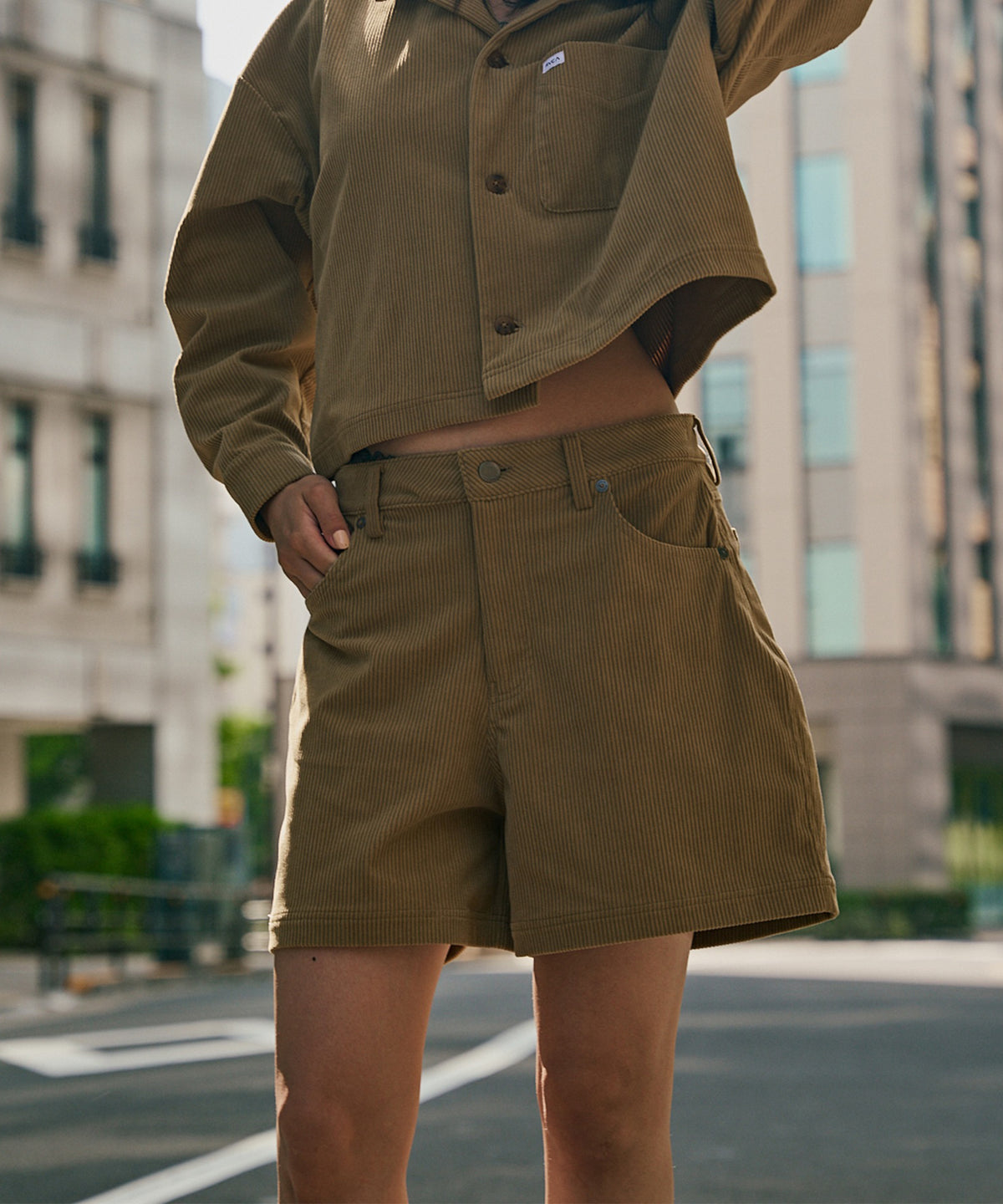 OUTLET FAMILY SALE】RVCA レディース CORDUROY SHORT ショートパンツ