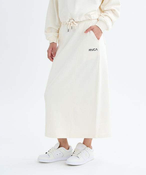 RVCA レディース MINI RVCA SWEAT SKIR スカート 【2025年秋冬モデル】 CLO / M