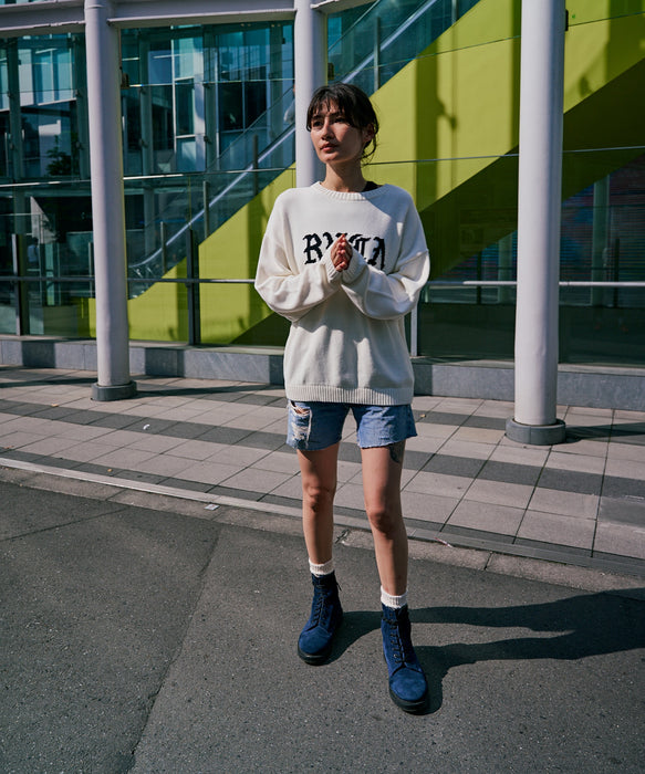 【OUTLET】RVCA レディース BIG RVCA KNIT セーター 【2025年秋冬モデル】